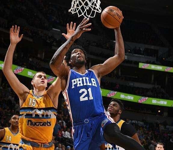  恩比德统治禁区76人轻取公牛锁定季后赛席位